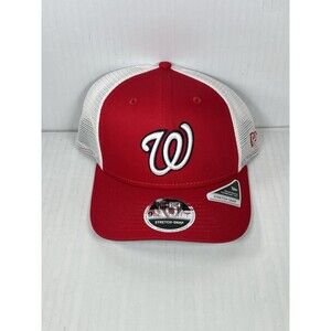 New Era Washington Nationals MLB 9SEVENTY Trucker Adjustable Stretch Snap Hat